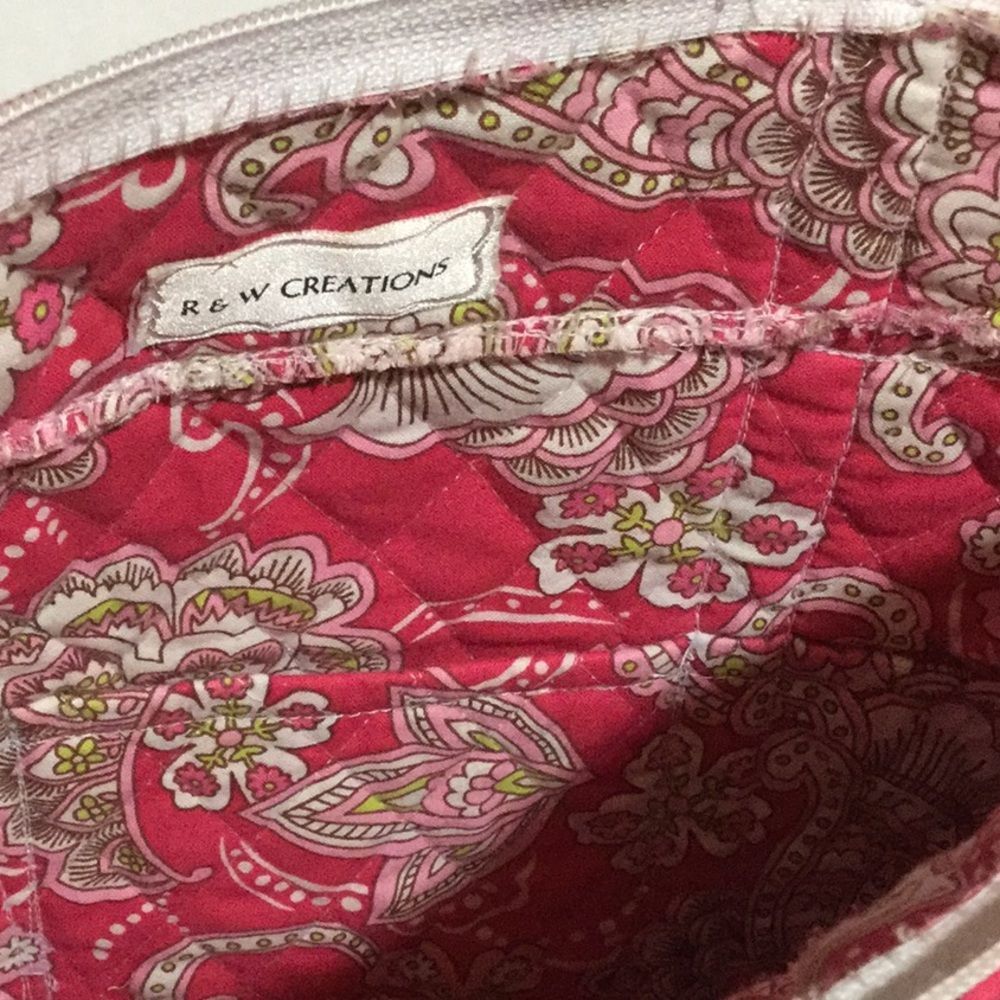 Handmade Cloth Long Strap Purse Zipper Closure - Picture 4 of 4